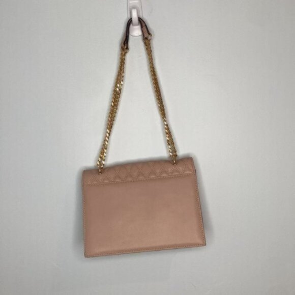 Aldo Pink Quilted Faux Leather Purse With Gold Hardware - Picture 7 of 15
